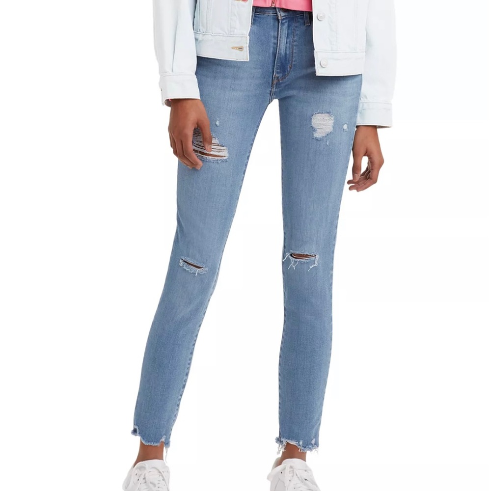 NWT Women's 721 High-Rise Ripped Skinny Jeans